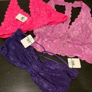 Free People Bralette - Bundle of 3 sz. L